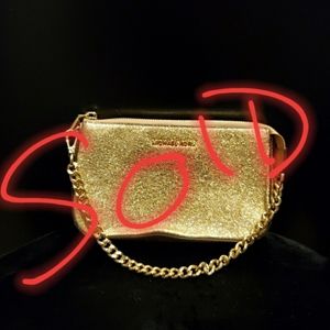 AUTH. NWOT Michael Kors Leather Clutch/Wristlet